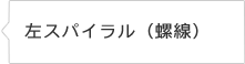 Hタイプ金網　左スパイラル（螺線）